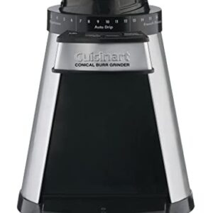 Cuisinart Programmable Conical Burr Mill, Stainless Steel, COMPACT