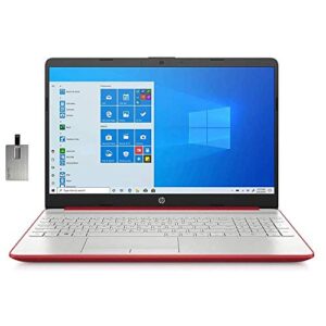 2021 hp pavilion 15.6″ hd laptop computer, intel dual-core pentium processor, 16gb ram, 512gb ssd, hd webcam, intel uhd graphics 605, bluetooth, usb-c, hdmi, win 10, red, 32gb snowbell usb card