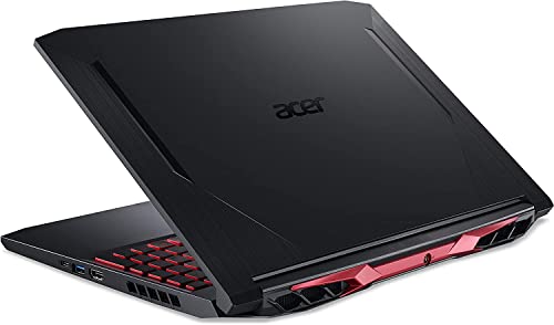 Acer Nitro 5 15.6" 144Hz FHD Gaming Laptop (Intel i5-10300H 4-Core, 8GB RAM, 256GB SSD, GeForce GTX 1650 4GB, Red Backlit KYB, WiFi 6, BT 5.2, RJ-45, Win 11 Home) with Dockztorm Hub