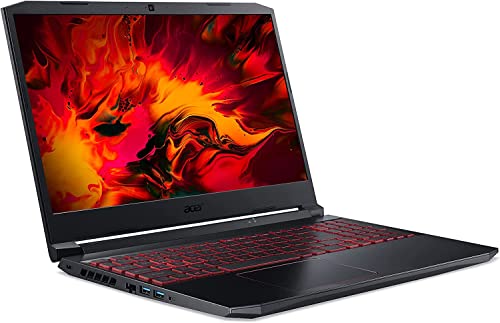 Acer Nitro 5 15.6" 144Hz FHD Gaming Laptop (Intel i5-10300H 4-Core, 8GB RAM, 256GB SSD, GeForce GTX 1650 4GB, Red Backlit KYB, WiFi 6, BT 5.2, RJ-45, Win 11 Home) with Dockztorm Hub