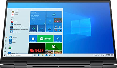 HP 2022 Envy 2-in-1 Laptop 15.6 inch FHD Touchscreen 8-Core AMD Ryzen 7 5700U Radeon Graphics 20GB DDR4 1TB NVMe SSD WI-FI 6 Win 10 Home Fingerprint Backlit Keyboard w/ RATZK 32GB USB