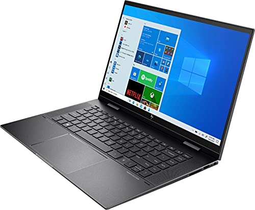 HP 2022 Envy 2-in-1 Laptop 15.6 inch FHD Touchscreen 8-Core AMD Ryzen 7 5700U Radeon Graphics 20GB DDR4 1TB NVMe SSD WI-FI 6 Win 10 Home Fingerprint Backlit Keyboard w/ RATZK 32GB USB