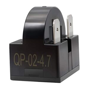 SecosAutoparts Professional 3Pin Start Relay QP2-4.7G12 QP2-4.7 Compatible with Frgidaire Maytag Haier Igloo Vissani