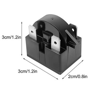 SecosAutoparts Professional 3Pin Start Relay QP2-4.7G12 QP2-4.7 Compatible with Frgidaire Maytag Haier Igloo Vissani