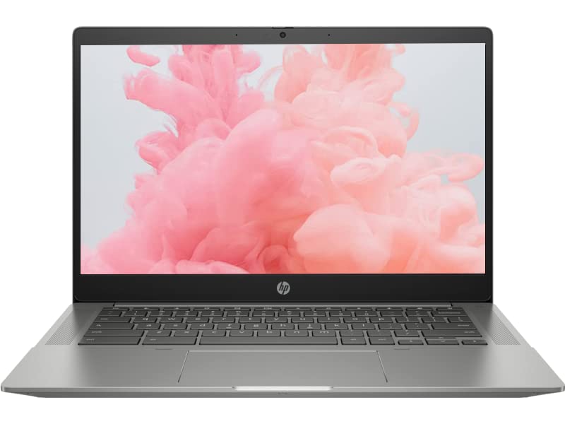 2022 HP Flagship Chromebook, 14" IPS Full HD(1920x1080) Screen with Anti-Glare, AMD Dual-Core Processor Up to 3.5 GHz, 4GB DDR4 Ram, 128GB SSD, Webcam, Chrome OS, Ash Gray (Renewed)