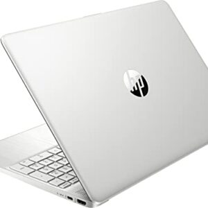 HP 2022 Newest 15 Laptop, 15.6" Full HD Display, AMD Ryzen 5 5500U Hexa-Core Processor, 8GB DDR4 RAM, 512GB PCIe SSD, Webcam, HDMI, Bluetooth, Type-C, Wi-Fi, Windows 11 Home, Silver