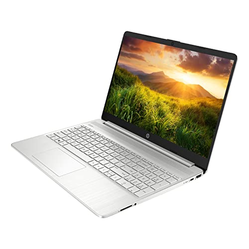 HP 2022 Newest 15 Laptop, 15.6" Full HD Display, AMD Ryzen 5 5500U Hexa-Core Processor, 8GB DDR4 RAM, 512GB PCIe SSD, Webcam, HDMI, Bluetooth, Type-C, Wi-Fi, Windows 11 Home, Silver
