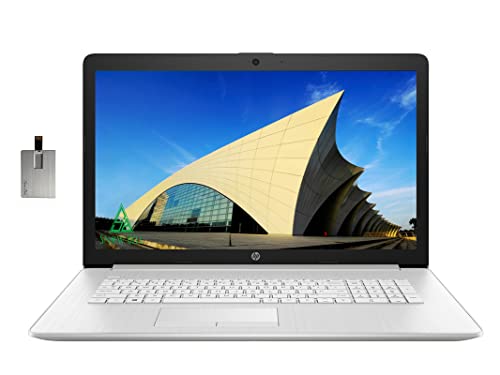 HP 2022 17.3" FHD IPS Laptop, 11th Gen Intel Core i5-1135G7(Beats i7-1065G7), 16GB RAM, 512GB PCIe SSD, Intel Iris Xe Graphics, HD Webcam, Windows 11 Pro, Silver, 32GB USB Card