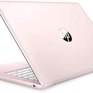 HP 2022 Newest Stream 14" HD Laptop, Intel Celeron N4000(up to 2.6GHz), 16GB RAM, 320GB Space(64GB eMMC+256GB Card), 1-Year Office 365, WiFi, HDMI, USB, Webcam, Bluetooth, Windows 10S, Pink+JVQ MP