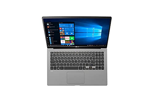 LG Gram 15.6" Full HD Notebook Computer, Intel Core i5-1135G7 2.4GHz, 16GB RAM, 512GB SSD, Windows 10 Home, Free Upgrade to Windows 11, Dark Silver (Renewed)