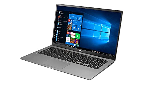 LG Gram 15.6" Full HD Notebook Computer, Intel Core i5-1135G7 2.4GHz, 16GB RAM, 512GB SSD, Windows 10 Home, Free Upgrade to Windows 11, Dark Silver (Renewed)