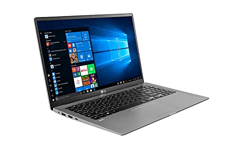 LG Gram 15.6" Full HD Notebook Computer, Intel Core i5-1135G7 2.4GHz, 16GB RAM, 512GB SSD, Windows 10 Home, Free Upgrade to Windows 11, Dark Silver (Renewed)