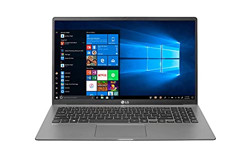 LG Gram 15.6" Full HD Notebook Computer, Intel Core i5-1135G7 2.4GHz, 16GB RAM, 512GB SSD, Windows 10 Home, Free Upgrade to Windows 11, Dark Silver (Renewed)