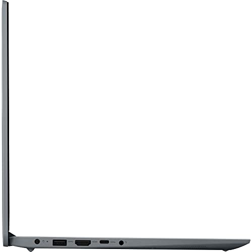 Lenovo Ideapad 1 Laptop, 15.6" HD Screen, AMD Athlon Silver 3050U, 8GB RAM, 256GB PCIe SSD, Webcam, HDMI, Type-C, Wi-Fi 6, Media Card Reader, Windows 11 Home, Cloud Grey (Renewed)