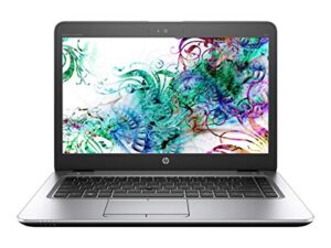 hp elitebook 840 g3 14-inch laptop, intel i5 6300u 2.4ghz, 8gb ddr4 ram, 128gb m.2 ssd hard drive, usb type c, webcam, windows 10 (renewed)