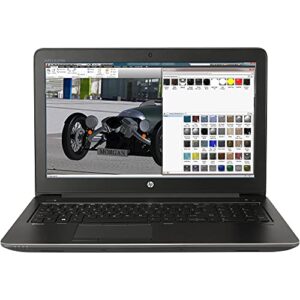 hp zbook 15 g4 business laptop, 15.6 in fhd (1920 x 1080), intel core i7-7820hq, 16gb ram, 512gb ssd ssd, n vidia quadro m2000m, webcam, windows 10 pro (renewed)