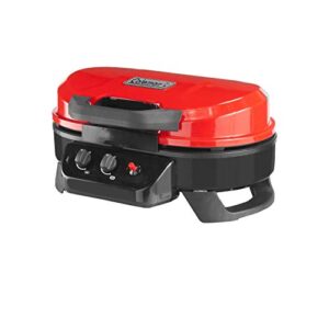 coleman coleman roadtrip 225 portable tabletop propane grill, red