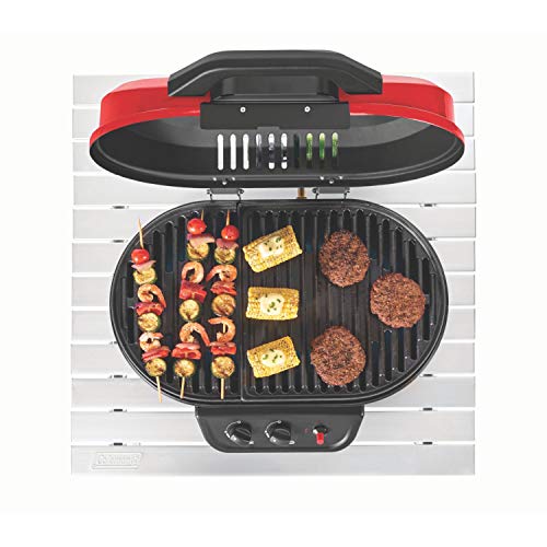 Coleman Coleman RoadTrip 225 Portable Tabletop Propane Grill, Red