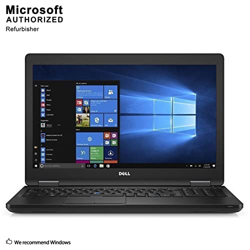 Dell Latitude 5580 15.6" Business Laptop, Intel Core I5-7200U 2.5GHZ, 16G DDR4, M.2 512G SSD, HDMI, VGA, USB 3.0, Windows 10 Pro 64 Bit-Multi-Language Supports En/Fr/Sp(Renewed).