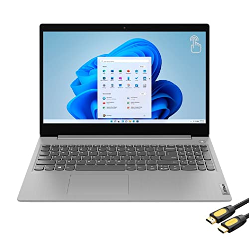 Lenovo IdeaPad 3i Touch Laptop, 15.6" HD Touchscreen, 11th Gen Intel Core i3-1115G4, 12GB RAM, 256GB PCIe SSD+1TB HDD, HDMI, SD Card Reader, WiFi 6, Webcam, KeyPad, SPS HDMI Cable, Win 11