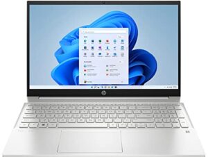 hp newest pavilion laptop, 15.6″ full hd touchscreen, amd ryzen 7 5825u processor, 16gb ram, 1tb ssd, backlit keyboard, wi-fi 6, hdmi, bluetooth, windows 11 home, silver