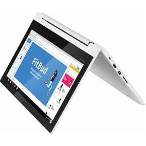 lenovo 2-in-1 11.6″ hd ips touchscreen led-backlight chromebook | mediatek mt8173c 2.1 ghz quad-core | 4gb ram | 32gb emmc | sd memory card can up to 128gb ssd | chrome os | blizzard white