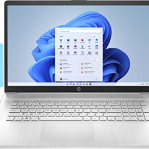 HP Newest 17.3" FHD IPS Home & Business Laptop (AMD Ryzen 5 5500U 6-Core, 16GB RAM, 512GB PCIe SSD, AMD Radeon, AC WiFi, Bluetooth 5.1, HD Webcam, Win 11 Home S-Mode) with Hub (17-cp0700dx)