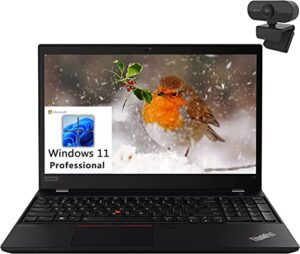 lenovo thinkpad t15 gen 2 15.6″ fhd business laptop, intel quad-core i5-1135g7 (beat i7-1065g7), 16gb ddr4 ram, 256gb pcie ssd, wifi 6, backlit kb, fingerprint reader, windows 11 pro, external webcam