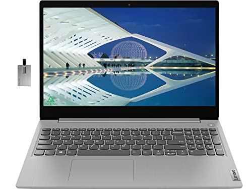 Lenovo 2022 IdeaPad 3 15.6" HD Touchscreen Business Laptop, Intel 11th Gen i3-1115G4, 20GB RAM, 1TB PCIe SSD, Intel UHD Graphics, HD Webcam, HDMI, Grey, Windows 11 S, 32GB Snowbell USB Card