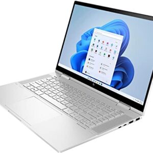 2022 HP Envy x360 15.6'' 60Hz Touchscreen FHD IPS 2-in-1 Laptop 12th Gen (Intel i5-1235U 10-Core, 16GB RAM, 512GB PCIe SSD, Intel Iris Xe, Backlit KYB, WiFi 6, BT 5.2, HD Webcam, Win 11 Home) with Hub