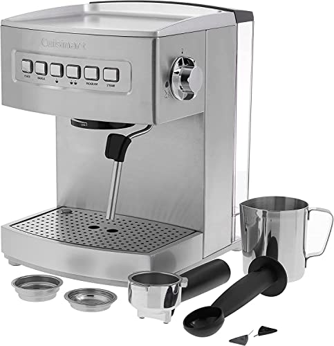 Cuisinart EM-200NP1 Programmable 15-Bar Espresso Maker, Stainless Steel