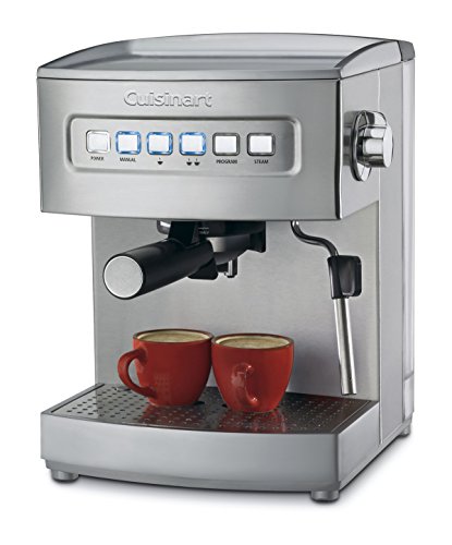 Cuisinart EM-200NP1 Programmable 15-Bar Espresso Maker, Stainless Steel