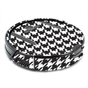 mightyskins skin compatible with shark ion robot r85 vacuum – houndstooth | protective, durable, and unique vinyl decal wrap cover | easy to apply, remove, and change styles | made in the usa