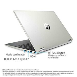2020 HP Pavilion 15.6" 2-in-1 Convertible HD Touchscreen Laptop Intel Core i5-10210U 8GB DDR4 512GB M.2 SSD Windows 10