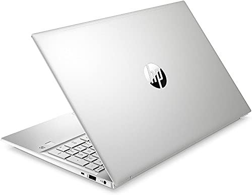 Newest HP Pavilion 15 Laptop, 15.6” Full HD Display, Intel Core i7-1165G7 Processor, Backlit Keyboard, Fingerprint Reader, Wi-Fi 6, Natural Silver (32GB RAM | 1TB SSD, Windows 11 Home)