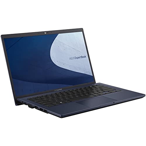 ASUS ExpertBook B1 Business Laptop, 15.6” FHD, Intel Core i5-1135G7, 256GB SSD, 16GB RAM, Military Grade Durable, AI Noise Cancelling, Webcam Privacy Shield, Win 10 Pro, Star Black, B1500CEA-XH53
