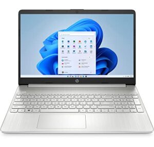 hp laptop 15-ef2013dx 15.6″ fhd amd ryzen 5 5500u, amd radeon graphics, 12gb ddr4 ram, 256gb ssd storage, windows 11 home in s mode, natural silver (renewed)