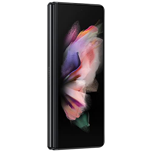 SAMSUNG Galaxy Z Fold 3 5G Factory Unlocked Android Cell Phone US Version Smartphone Tablet 2-in-1 Foldable Dual Screen Under Display Camera 256GB Storage, Phantom Black (Renewed)