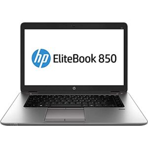 hp elitebook 850 g1 15.6 inches laptop, core i5-4210u 1.7ghz, 8gb ram, 500gb hdd, windows 10 pro 64bit (renewed)