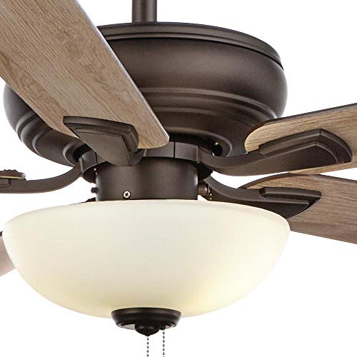 Hampton Bay Rothley II 52 in. Bronze LED Ceiling Fan with Light Kit