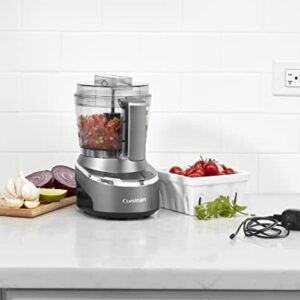 Mini Food Processor & Chopper by Cuisinart, Small Stand Mixer for Vegetables, Meats & More, 4 Cup, Electric, Black, RMC-100 7.4 x 6.85 x 9.42 inches
