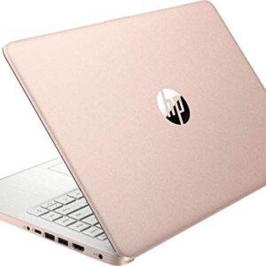 2021 Newest HP Stream 14" HD SVA Laptop Computer, Intel Celeron N4000 Processor, 16GB RAM, 320GB Space(64GB eMMC+256GB MSD), Office 365, HDMI, USB-C, Windows 10, Rose Gold, AllyFlex MP, Online Class