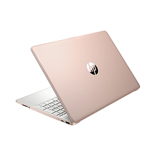 2021 HP 15.6inch FHD Laptop Computer, AMD Ryzen 5-5500U Processor(Beats Intel i7-1065G7), 16GB RAM, 512GB PCIe SSD, Radeon Graphics, HD Webcam, HDMI, Wi-fi, Win 10, Gold, 32GB USB Card Rose Gold