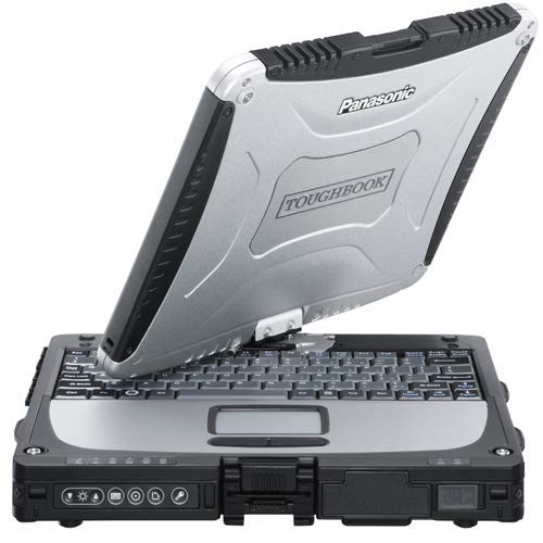 Panasonic Toughbook CF-19, MK6, 10.1 Multi Touchscreen + Digitizer, Rugged Laptop Convertible Tablet, Intel Core i5 2.60GHz, 8GB, 256GB SSD,GPS, Windows 10 Pro (Renewed)