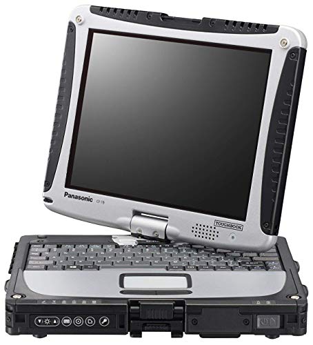 Panasonic Toughbook CF-19, MK6, 10.1 Multi Touchscreen + Digitizer, Rugged Laptop Convertible Tablet, Intel Core i5 2.60GHz, 8GB, 256GB SSD,GPS, Windows 10 Pro (Renewed)