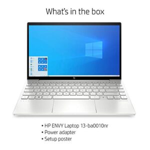 HP Envy 13 Laptop, Intel Core i7-1065G7, 8 GB Ram, 256 GB SSD Storage, 13.3” Full HD Touchscreen, Windows 10 Home, Fingerprint Reader (13-ba0010nr, 2020 Model)