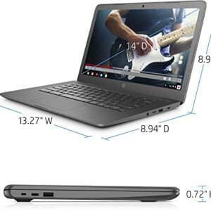 HP Chromebook 14 FHD Laptop, Dual-core Intel Celeron Processor N3350, 4GB RAM, 64GB eMMC Storage, 14-inch FHD IPS Display, Google Chrome OS, Dual Speakers and Audio by B&O (14-ca064dx, 2022)