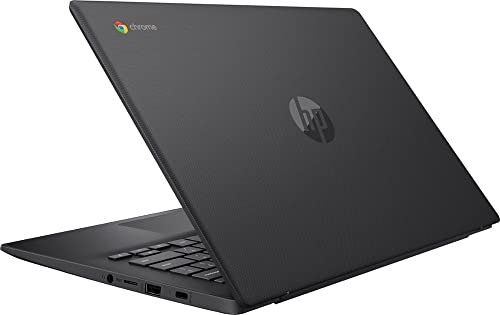 HP Chromebook 14 FHD Laptop, Dual-core Intel Celeron Processor N3350, 4GB RAM, 64GB eMMC Storage, 14-inch FHD IPS Display, Google Chrome OS, Dual Speakers and Audio by B&O (14-ca064dx, 2022)