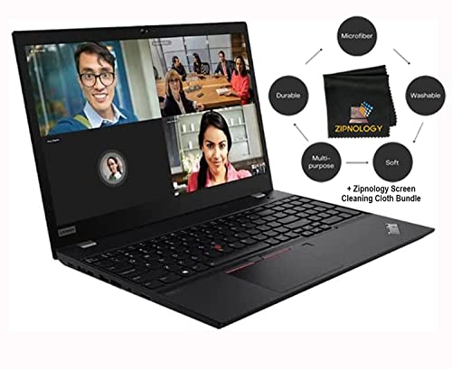 Lenovo ThinkPad T15 Gen 2 15.6" FHD Business IPS Laptop, Intel Quad-Core i5-1145G7 2.6 GHZ,16 GB RAM, 512 GB PCIe SSD, Intel Iris Xe, WiFi, Bluetooth, Backlit KB, Win 10 Pro + Zipnology Cloth -New