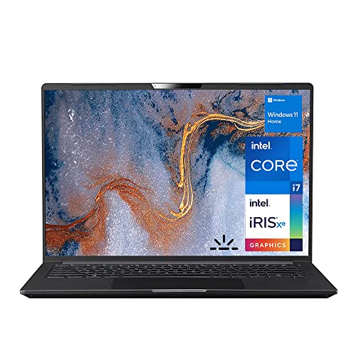 XPG 2022 Newest 14 Elite Ultrabook Laptop, 14" FHD+ 400nits Display, Intel Core i7-1165G7, 32GB RAM, 2TB PCIe SSD, Webcam, Backlit KB, Thunderbolt 4, Wi-Fi 6, Windows 11 Home, Black